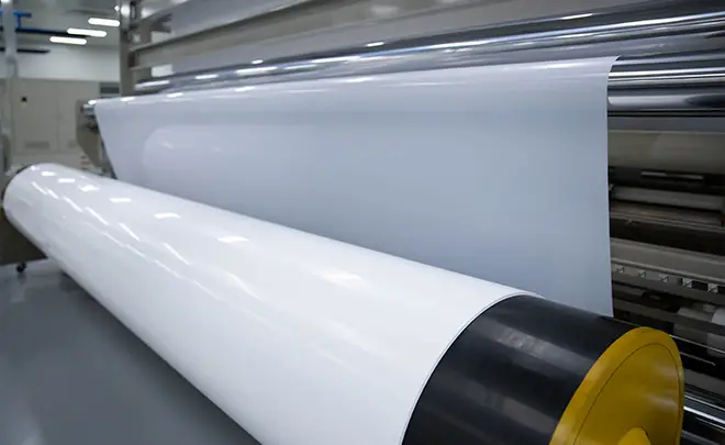 图中对比了不同隔膜材料