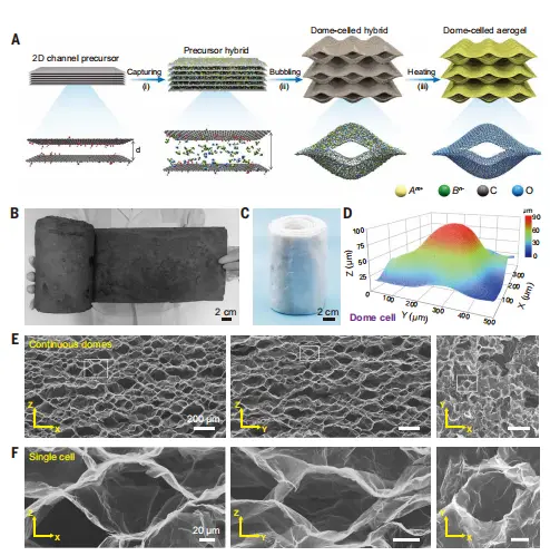 图1：制备策略与穹顶结构